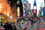 Times Square looks unrecognizable just hours after 100000 pounds of confetti was dumped at New Years photos  New York Post