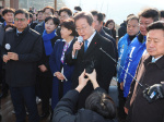 South Korean opposition leader stabbed in neck rushed to hospital  Al Jazeera English South Korean opposition leader stabbed in neck rushed to hospital  Al Jazeera English