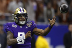 College Football Playoff Washington holds off Texas in wild finish to advance to national title game  Yahoo Sports