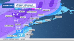 Snow forecast map How much snow could the NYC area get this weekend  NBC New York Snow forecast map How much snow could the NYC area get this weekend  NBC New York
