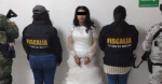 Bride arrested for extortion in Mexico handcuffed in her wedding dress  CBS News Bride arrested for extortion in Mexico handcuffed in her wedding dress  CBS News