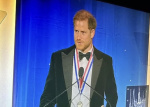 Prince Harry Remembers Dianas White House Dance As He Accepts Living Legend Award From John Travolta  Deadline