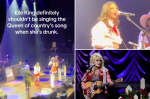 Country star Elle King mysteriously postpones concert after performing Dolly Parton tribute fking hammered  New York Post