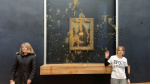 Climate activists throw soup at the glass protecting the Mona Lisa as farmers protests continue The Associated Press Climate activists throw soup at the glass protecting the Mona Lisa as farmers protests continue The Associated Press