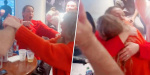 Watch Taylor Swift and Kylie Kelce share the biggest hug in new video from playoff game  Yahoo News Watch Taylor Swift and Kylie Kelce share the biggest hug in new video from playoff game  Yahoo News