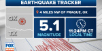 Oklahoma City area jolted by magnitude 51 earthquake Friday night  Fox Weather