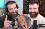 Travis Jason Kelce call Taylor Swift a pro at chugging beer after viral Super Bowl moment Shes done this before  Page Six