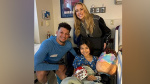 Patrick Mahomes Brittany Mahomes visit kids shot at Chiefs parade  ABC News Patrick Mahomes Brittany Mahomes visit kids shot at Chiefs parade  ABC News