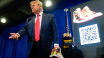 Trump met with boos and chants while selling sneakers in Philadelphia  ABC News Trump met with boos and chants while selling sneakers in Philadelphia  ABC News