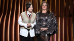 Billie Eilish and Melissa McCarthy Crack Up Over Face Autograph During SAG Awards  Rolling Stone