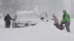 A massive blizzard howls in the Sierra Nevada High winds and heavy snow close roads and ski resorts The Associated Press A massive blizzard howls in the Sierra Nevada High winds and heavy snow close roads and ski resorts The Associated Press