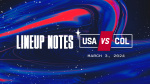 USWNT vs Colombia Starting XI  Lineup Notes  2024 Concacaf W Gold Cup  US Soccer USWNT vs Colombia Starting XI  Lineup Notes  2024 Concacaf W Gold Cup  US Soccer