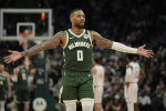 Damian Lillard drops 41 points leads Bucks rallying past Clippers even without Giannis Antetokounmpo Yahoo Sports Damian Lillard drops 41 points leads Bucks rallying past Clippers even without Giannis Antetokounmpo Yahoo Sports