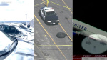 Tire falls off United Airlines Boeing 777 plane departing San Francisco International Airport to Osaka crushing cars  KGOTV