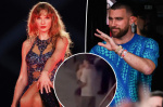 Taylor Swift runs into Travis Kelces arms for postEras Tour kiss in Singapore  Page Six