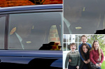 Kate Middleton pictured leaving Windsor Castle in car with William after photoshop fail  New York Post