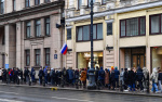 Russians protest Putins forever rule with long lines at polling stations  The Washington Post