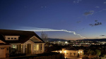 Sunset rocket launch shines in Southern Utah sky  KSLcom
