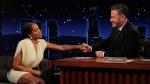 Regina King Jimmy Kimmel Have Teary Moment in First Interview Together Since Her Sons Death  Hollywood Reporter