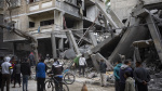 Palestinians describe heavy destruction forced marches in ongoing Israeli raid around Gaza hospital  The Associated Press Palestinians describe heavy destruction forced marches in ongoing Israeli raid around Gaza hospital  The Associated Press