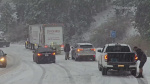 Southern California storm brings whiteout conditions to San Bernardino Mountains  KTLA Los Angeles