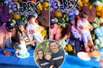 Jax Taylor Brittany Cartwright drop cake at sons 3rd birthday A representation of their relationship  Page Six Jax Taylor Brittany Cartwright drop cake at sons 3rd birthday A representation of their relationship  Page Six