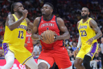 NBA playin Zion Williamsons 40point night halted by leg injury in Pelicans loss vs Lakers Yahoo Sports NBA playin Zion Williamsons 40point night halted by leg injury in Pelicans loss vs Lakers Yahoo Sports