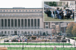 Columbia University student demonstrator taken away on stretcher as antiIsrael protests rage on  New York Post Columbia University student demonstrator taken away on stretcher as antiIsrael protests rage on  New York Post