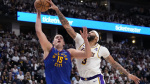 Nikola Jokic leads NBA champ Denver Nuggets past LeBron James and Lakers 114103 in playoff opener The Associated Press Nikola Jokic leads NBA champ Denver Nuggets past LeBron James and Lakers 114103 in playoff opener The Associated Press