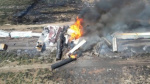 Train derailment at ArizonaNew Mexico border Interstate 40 closed  USA TODAY Train derailment at ArizonaNew Mexico border Interstate 40 closed  USA TODAY